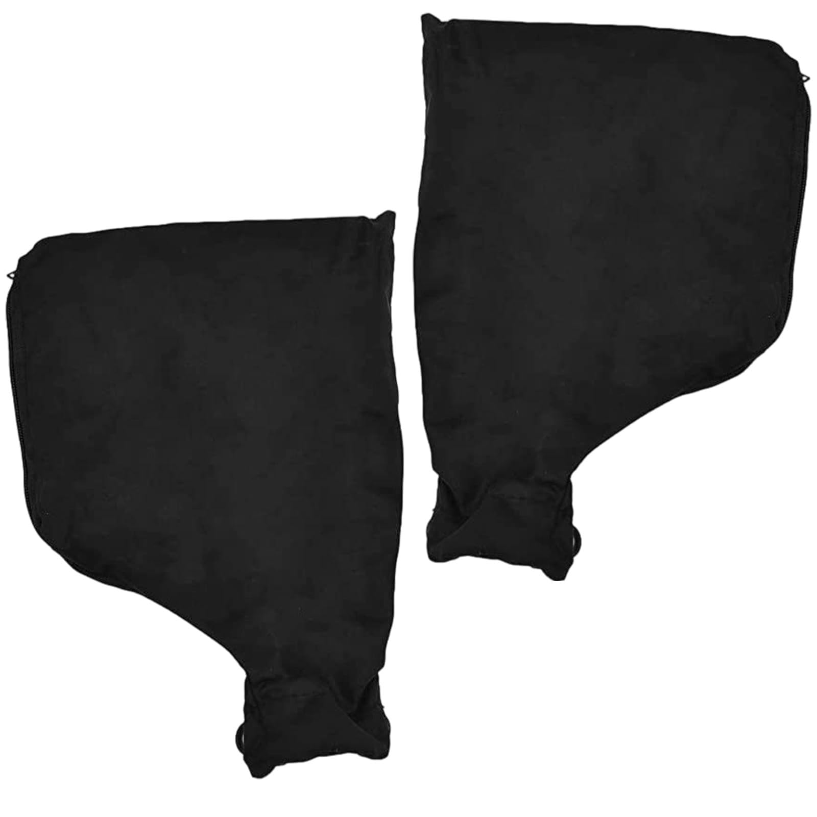 2 PCS Planer Dust Bag, Universal Dust Bag for Sander Replacement Black Saw Anti-Dust Cover for 255 Aluminum Sawing Machine Reusable Drawstring Planer with Zipper for Saw Dust Control