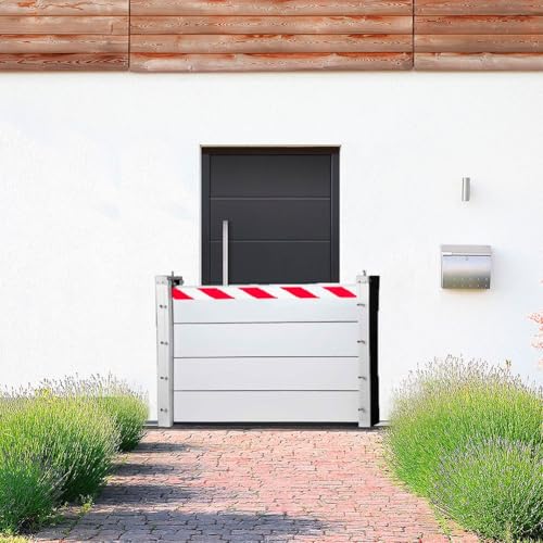 Barreras de prevención de inundaciones YQISHI de aluminio para puertas (0.76x0.6m) reutilizables 2