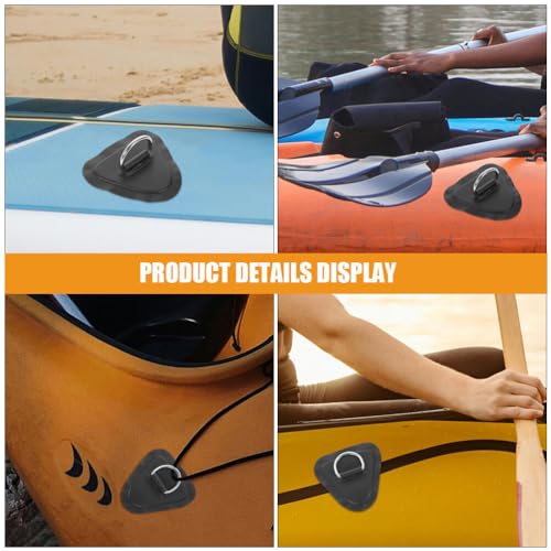 GANAZONO 3 Peças De Anéis De Cordão Para Prancha De Surf Acessórios Para Anel De Fivela Traseira De