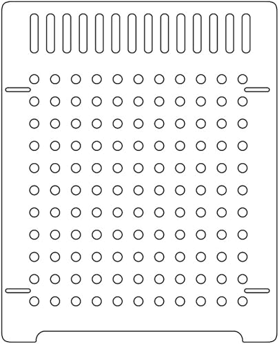 Gigicloud Divisor de acrílico transparente con ventosa para peceras, accesorios de acuario diseñado para bricolaje, transparente, fácil de doblar,