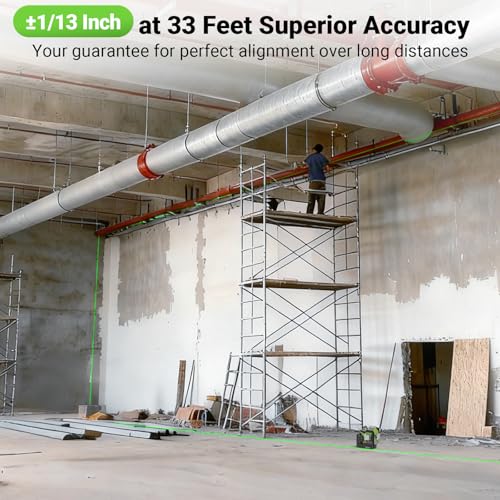 image for Huepar 360 Laser Level with Electric Pivot Around Point Fine Adjustmen