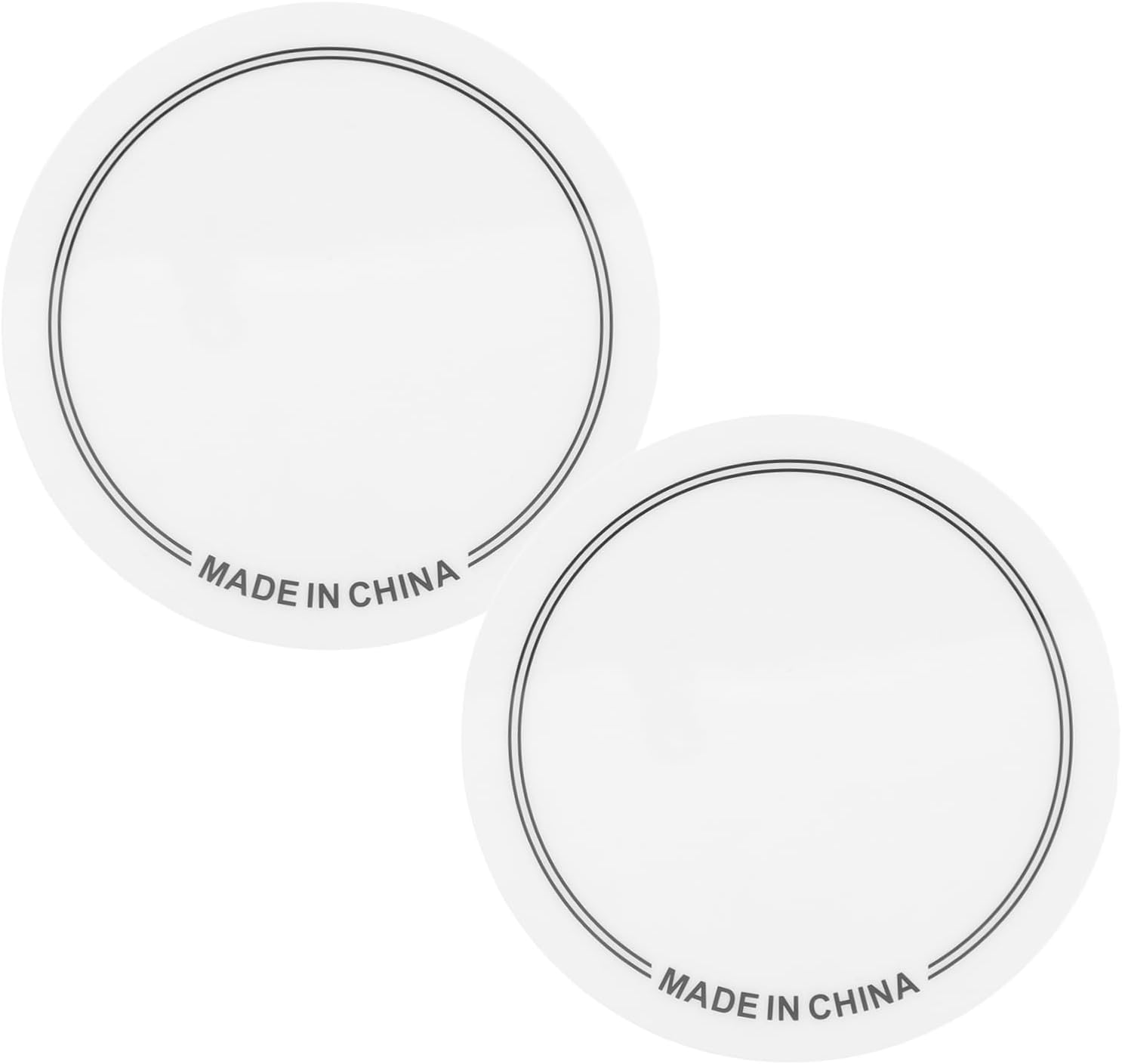 Kit de 2 Protectores para Parches de Batería Blanco miniatura 1