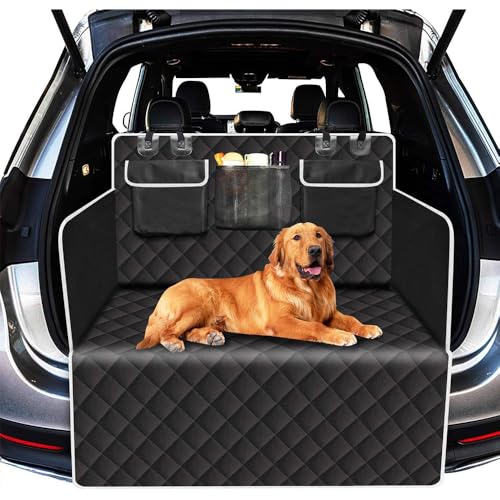 LaiSShh Cargo Liner for Dogs for Kia Sportage 2023 2024 2025,Dog Trunk Mat Pet Trunk Cargo Cover with Bumper Flap Protector Dog Travel Products Accessories
