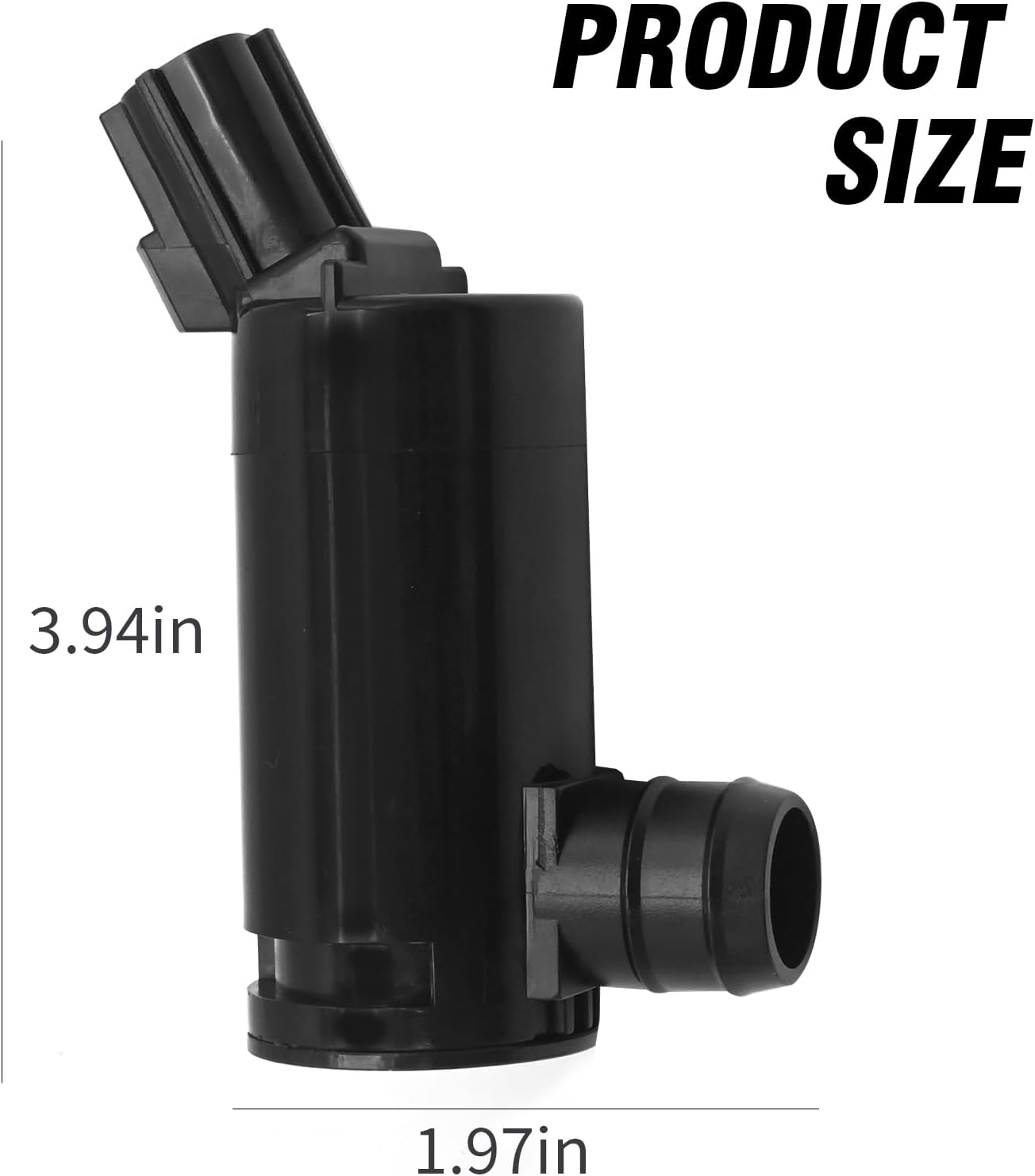 MDEOOSKY A2266986000 Washer Pump HLK7044 Windshield Washer Pumps Replacement for FREIGHTLINER Replaces F6SZ17644BA F6SZ17644 F6SU17644DA F6SU-17644-DA