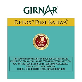 Girnar Detox Green Tea, (36 Teabags)