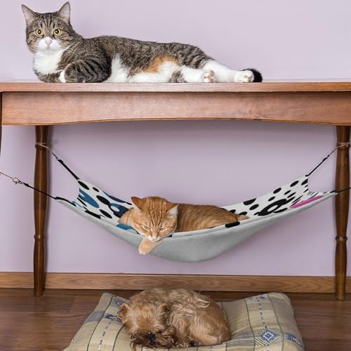 Hamac pour chat doux et respirant avec sangles réglables