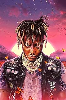 Blue Throat Trident Collection juice wrld legends never die american rapper Poster 12X18