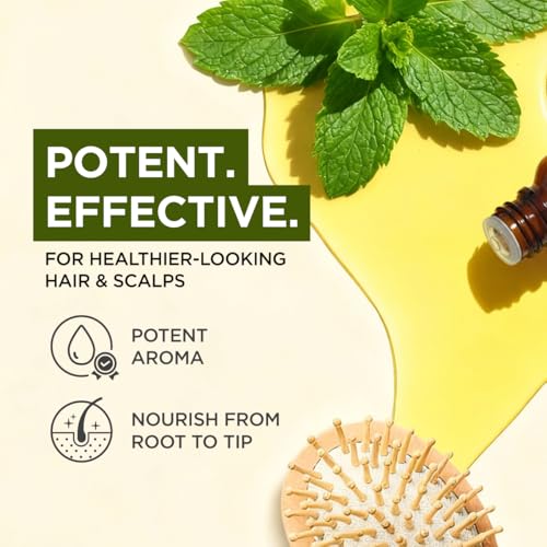 Image of 100% Pure Peppermint Essential Oil - 0.34 Fl Oz - Peppermint Oil for Hair, Skin, Diffuser, Aromatherapy & DIY Candle Making Scent