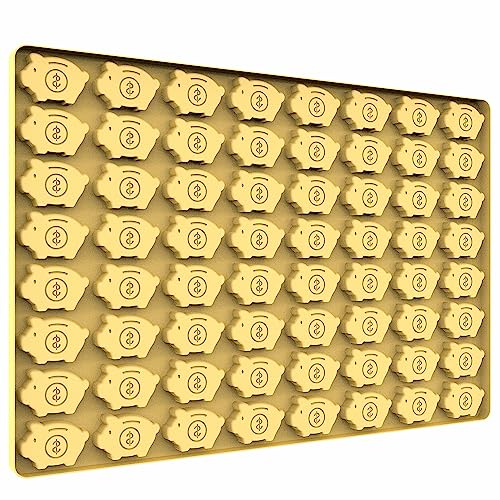 Tadonyny Adorable Piggy Bank Silicone Molds for Homemade Chocolates, Gummies, Candies with Scraper by Tadonyny - Used condition - US$8.99