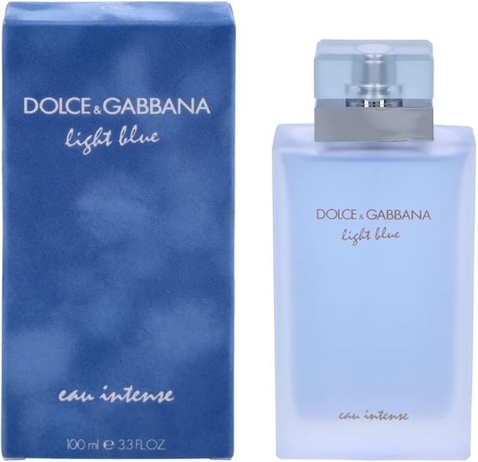 D & G Light Blue Eau Intense By Dolce & Gabbana For Women Eau De Parfum Spray 3.3 oz