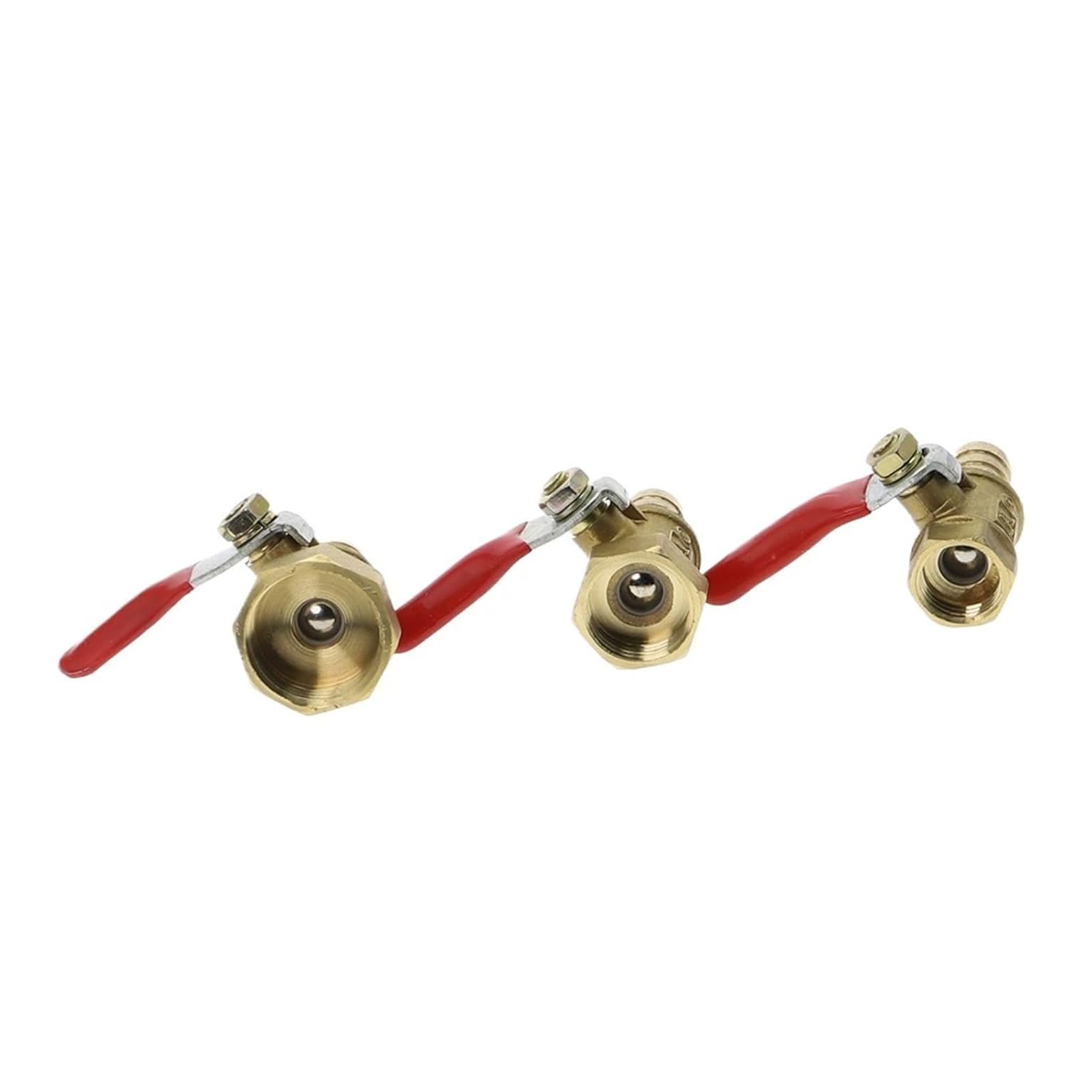 Brass Barbed Ball Valve 4-12 Hose Barb 1/8'' 1/2'' 1/4'' Female Thread Connector Joint Copper Pipe Fitting Coupler Adapter (Color : 1/8"", Size : 8mm Hose Barb)