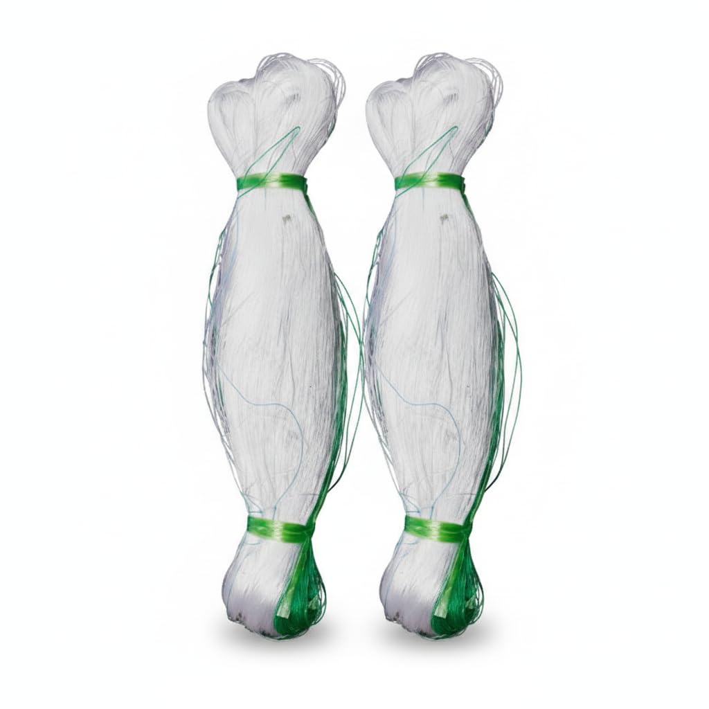 Malla para Cultivo Plantas Trepadoras, Soporte Robusto para Cultivo Agrícola, para Invernaro, Fino de Seis hebras, 3.5m*100m, 25 Agujeros (para ñame y judías)
