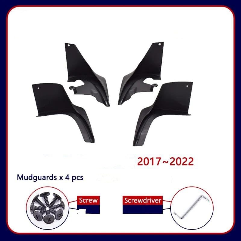 Bavettes extérieures Tesla Model 3 pour rouler par temps de pluie - 4