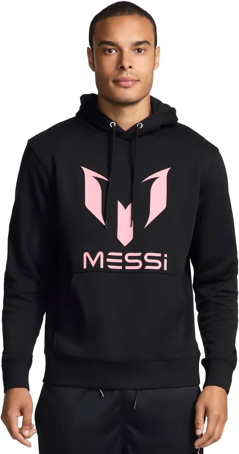 mens Messi Essential Hoodie Hooded Sweatshirt