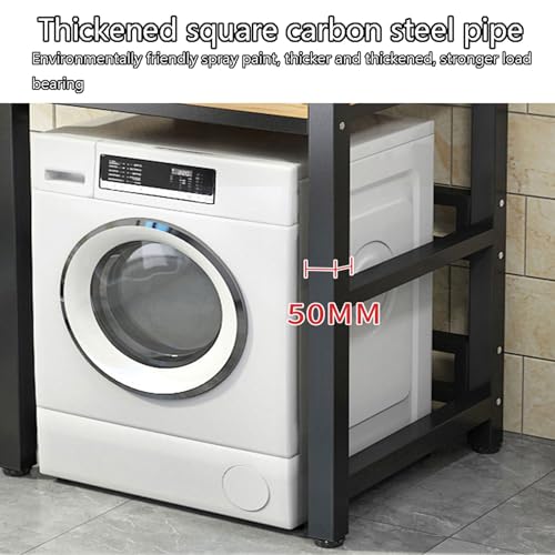 Étagère de lavage empilable réglable à 2 niveaux pour buanderie - 6