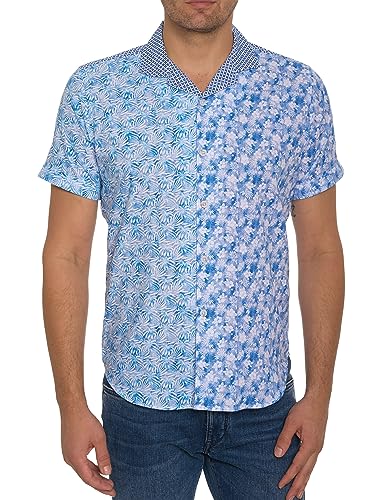 Image of Robert Graham Men's Fontana Short-Sleeve Button-Down Shirt