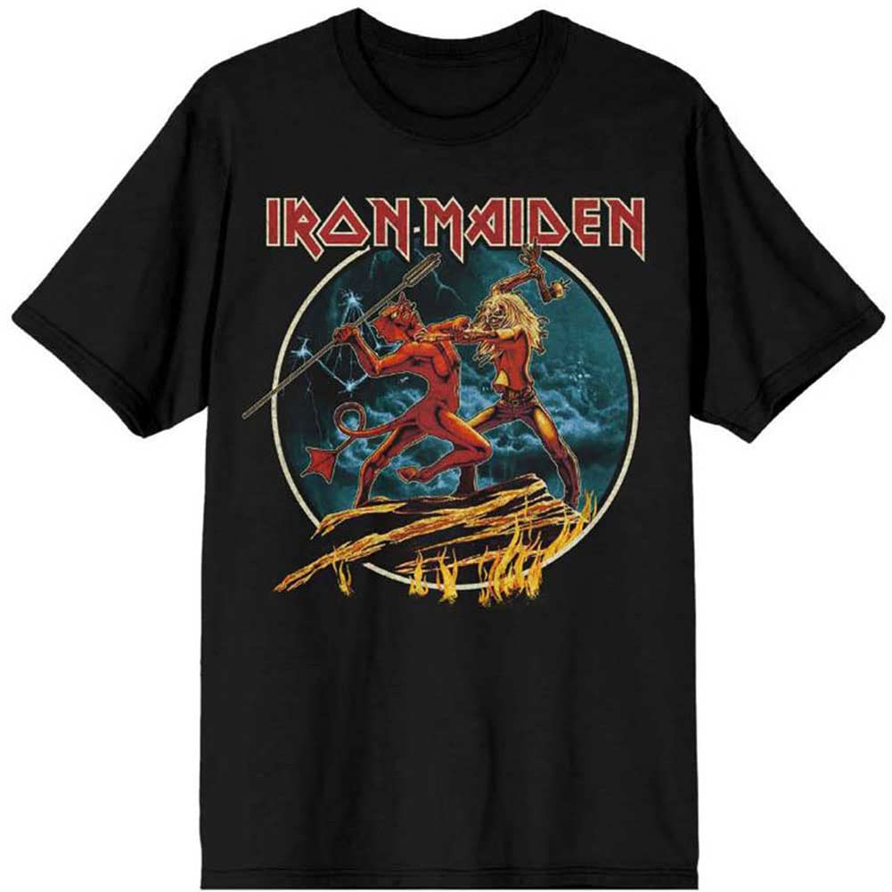 Iron Maiden T Shirt Number of The Beast Run to The Hills Circular Official Mens XX-Large Black