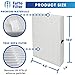 Fette Filter Air Purifier Filters. Compatible with HRF-R2, HRF-R3, Filter R (HRF-R2, 2-Pack)