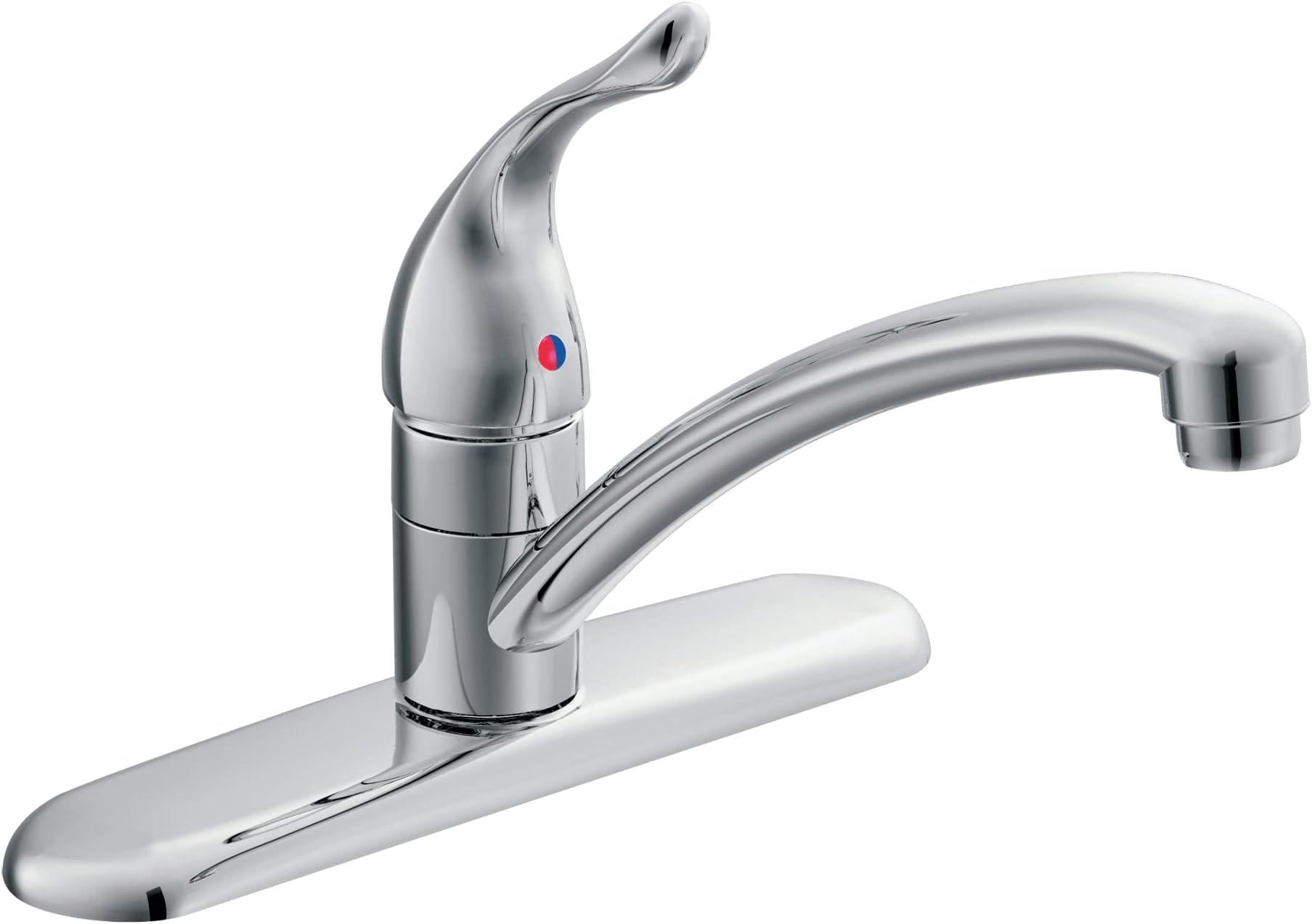 Moen 7425 Chateau One-Handle Low Arc Kitchen Faucet, Chrome