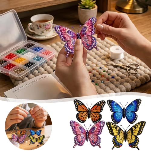 Juego de manualidades 3D con perlas de animales para proyectos creativos DIY 3