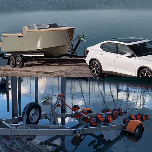 OPENROAD Guincho De Reboque De Barco De 3500 Lb - Alça Verde De 32 Pés, Guincho De Mão Resistente Co