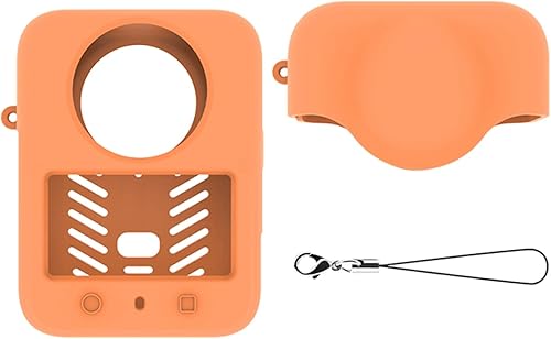 Miniatura 11 de Funda protectora de silicona + cubierta de lente para DJI Osmo 360, funda protectora suave a prueba de arañazos lateral de la batería abierta