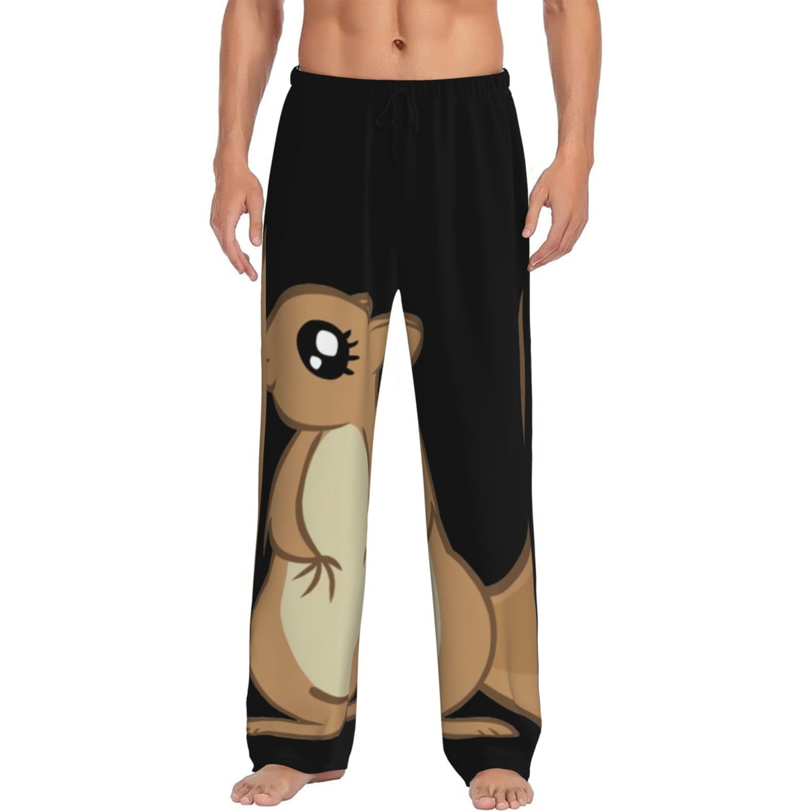 CAVEDL Cartoon Squirrel Men'S Pajama Pants Bottom Trousers Loungewear Nightwear Sleep Essentials