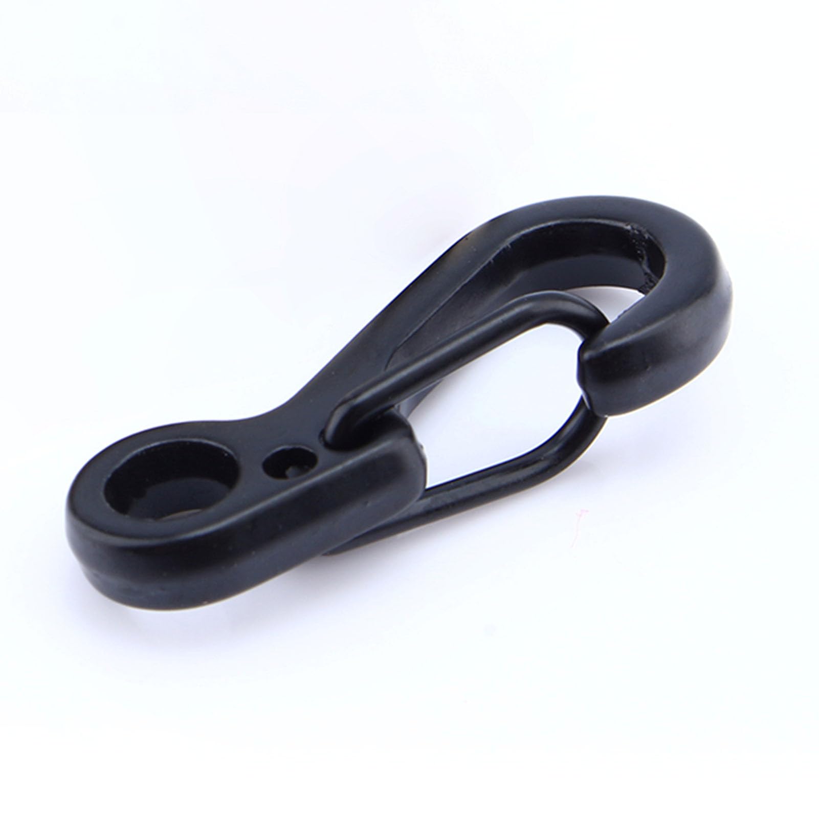Mini EDC Carabiner Snap Spring Clips Hook Survival Keychain Tool Durable Alloy Material Water Proof Built in Spring Mechanism for Key Ring Parachute Cord Outdoor Enthusiasts