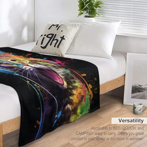 Manta de gato para sofá de 140x180 cm contra el frío del invierno 7