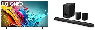 LG 65-Inch QNED85 Quantum Dot NanoCell 4K Smart TV and, LG S90TR 7.1.3 ch. Soundbar