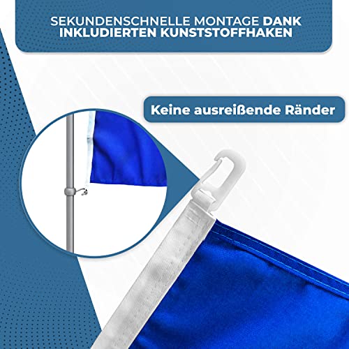 FBS Premium Europa Flagge – Wetterfeste Fahne für den Außenbereich