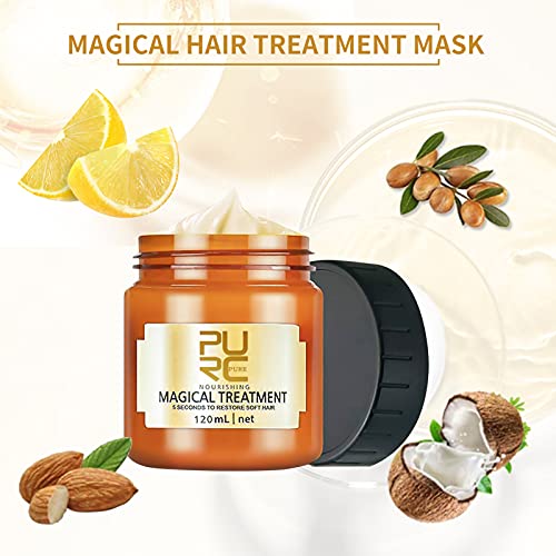 Zjchao Hair Mask, 120Ml Magical Argan Oil Hair Mask Supplement Nourishing Conditioning Keratin Hair Treatment Mask, Make Hairs Soft Smooth Repair Damage Professional Cream For Dry Hair #TOP1