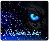 1art1 Lobos Winter Is Here Alfombrilla para Ratón 23x19 cm