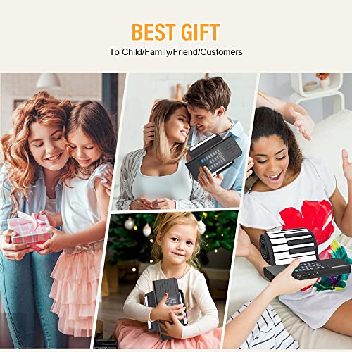 Konix PD88 88 Keys Roll Up Piano, Upgraded Portable Rechargeable Hand Roll Piano Keyboard thumb #6