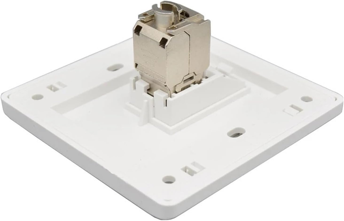 Single CAT6A RJ45 Wall Panel CAT.6A 10GB Ethernet LAN Port 86x86mm