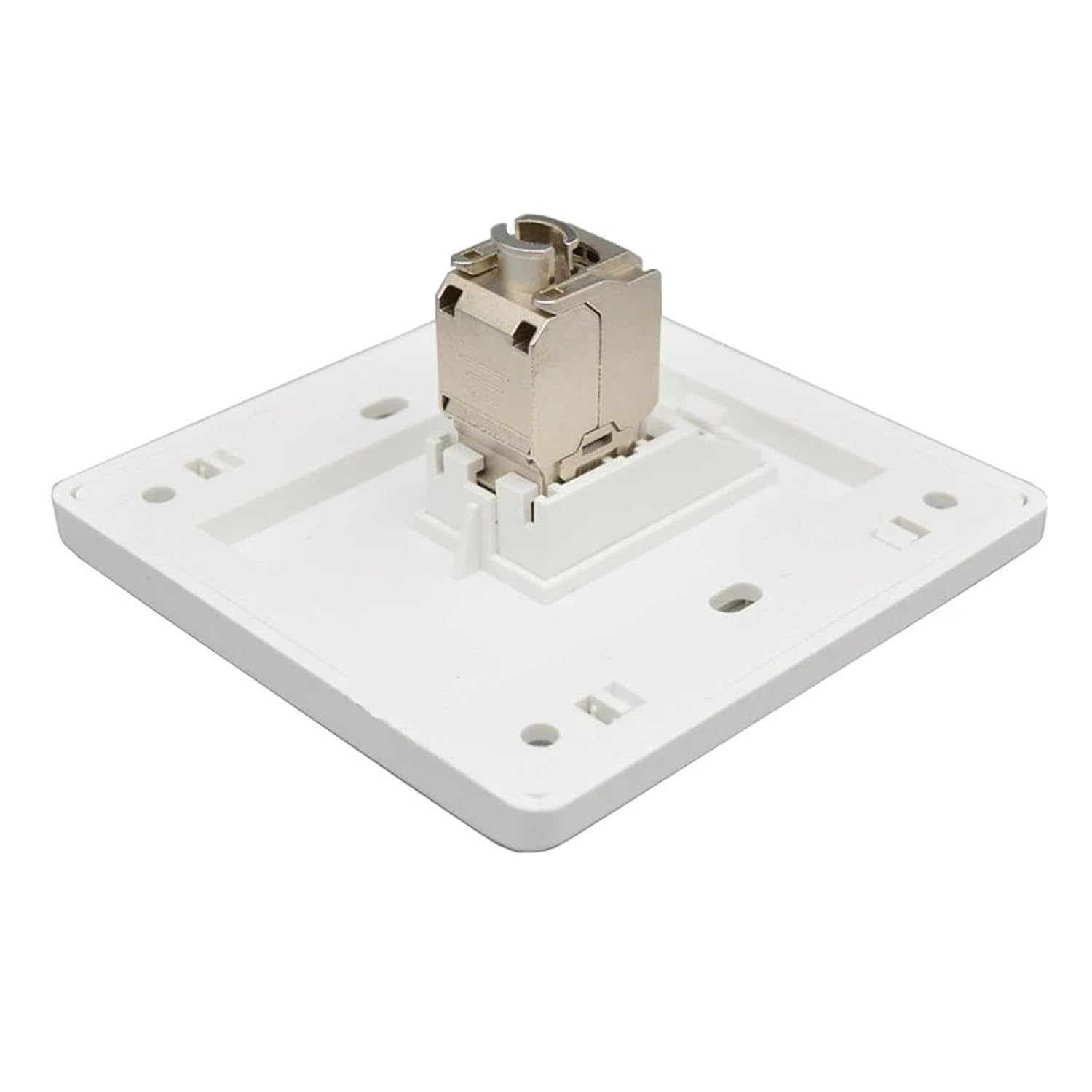 Single CAT6A RJ45 Wall Panel CAT.6A 10GB Ethernet LAN Port 86x86mm