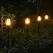 6 Pack Solar Torch Lights, 96 LED Solar Lights Outdoor Garden with Flickering Flames Waterproof, Decorative Landscape Lights Solar Powered for Pathway, Yard, Patio, Lawn, Porch, Christmas, Halloween
