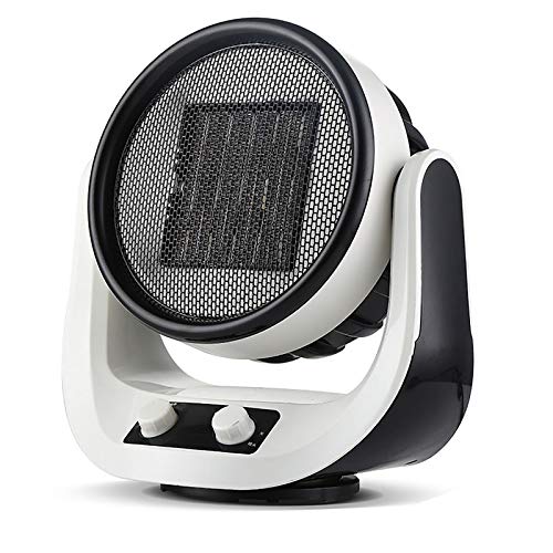 Mini Keramik Heizlüfter, Leise Elektrische Tragbare Heizgerät Heizstrahler für Büro, Lüfter Heiß Kalt 2000W mit Fernbedienung für Büro Haus