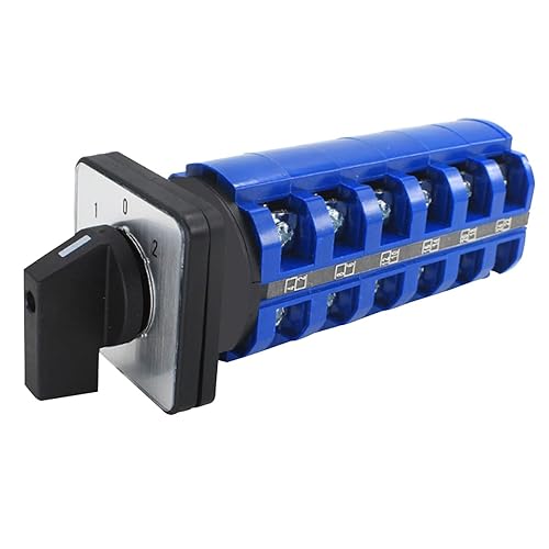 Interruptor selector de cambio universal, interruptor de transferencia de energía, 3 posiciones 24 terminales, LW26-636 380V 63A Motor, Generadores