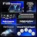 Tenveo PTZ Kamera Joystick Controller, 5’’ LCD Screen Echtzeit-Vorschau, 4D Joystick Control Tastatur Unterstützung PoE VISCA Pelco-D/P Für Kirchengebeten Live-Ereignisse Streaming Video（KB200MAX）