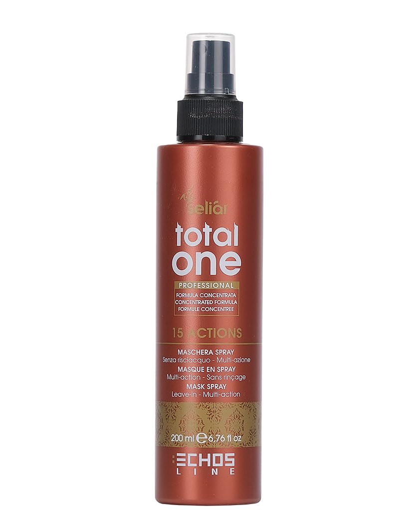 Echos Line Seliar Argan Total One Leave in Mask Spray 200ml/6.76oz Free Starry Sexy Kiss Lip Plumping 10 Ml