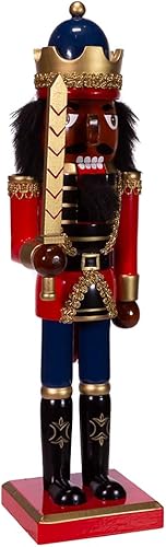 Kurt S. Adler Cascanueces rey afroamericano de 14 pulgadas, multicolor