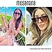 mosanana Cat Eye Sunglasses for Women Trendy Square Cateye Black Tortoise Retro Cool Vintage Fashion 90s Cute Funky Ladies Small Chunky Unique MS51801
