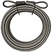 Master Lock Steel Bike Lock Cable, 30 ft. Long x 3/8 in. Diameter Vinyl Coated Cable with Looped Ends, 70DCC