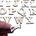 Cosmos 2 Sets Alphabet Letters - Unfinished Wood Blank Pieces 26 Letters A to Z for DIY Craft Wooden Painting Scrapbooking DIY Homemade Crafts Decor Display, 1.1 Inch Height
