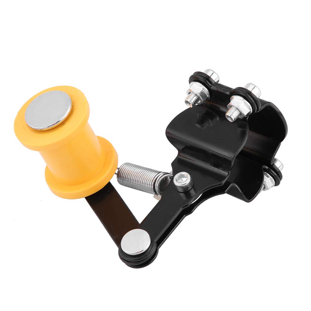 Ajustador de Cadena de Motocicleta, 3,7-4,3 cm/1,46 "- 1,69" Ajustador de Cadena Tensor Perno en Rodillo Accesorios modificados para Motocicleta(Regulador de Cadena/Negro)