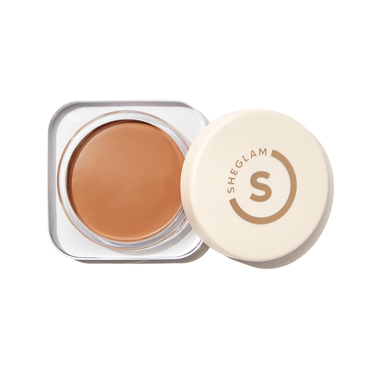 SHEGLAM Hydrating Cream Full Coverage Foundation Balm Long Lasting Concealer Face Foundation for Dry Skin - Chestnut
