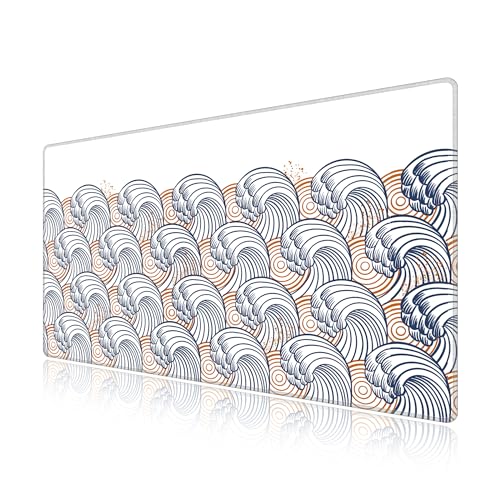 Tapis de souris large et étendu XXL tapis de bureau clavier mat