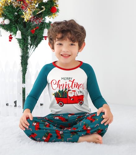 Image of Toddler Boys Girls Clothes Viscose from Bamboo Long Sleeve Top and Pants Clothing Set Soft 2Pcs Kid Outfit