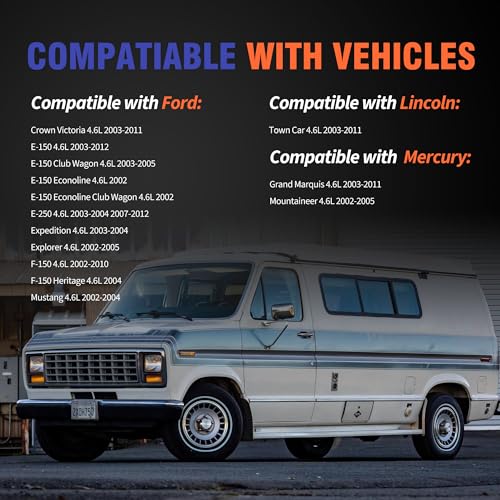 Image of HiSport Engine Valve Cover Gasket Set - Compatible with Ford Crown Victoria E-150 E-150 Econoline Club Wagon E-250 Expedition Explorer F-150 Heritage Mustang 4.6L 2002-2012 - Replace VS50564R